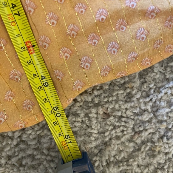 Spell and the Gypsy Coco Lei Mumu Dress in Burnt Yellow Size S BOHO Bohemian - Picture 8 of 9